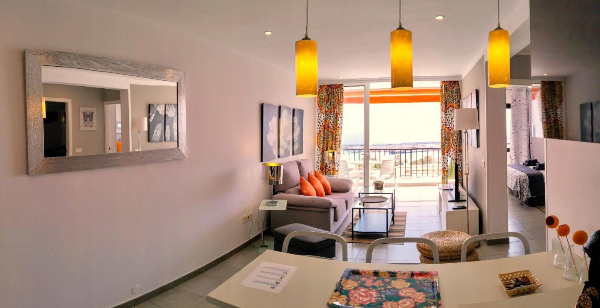 Los Cristianos Appartement Orange Trees Vue Mer Panoramique Exterior photo