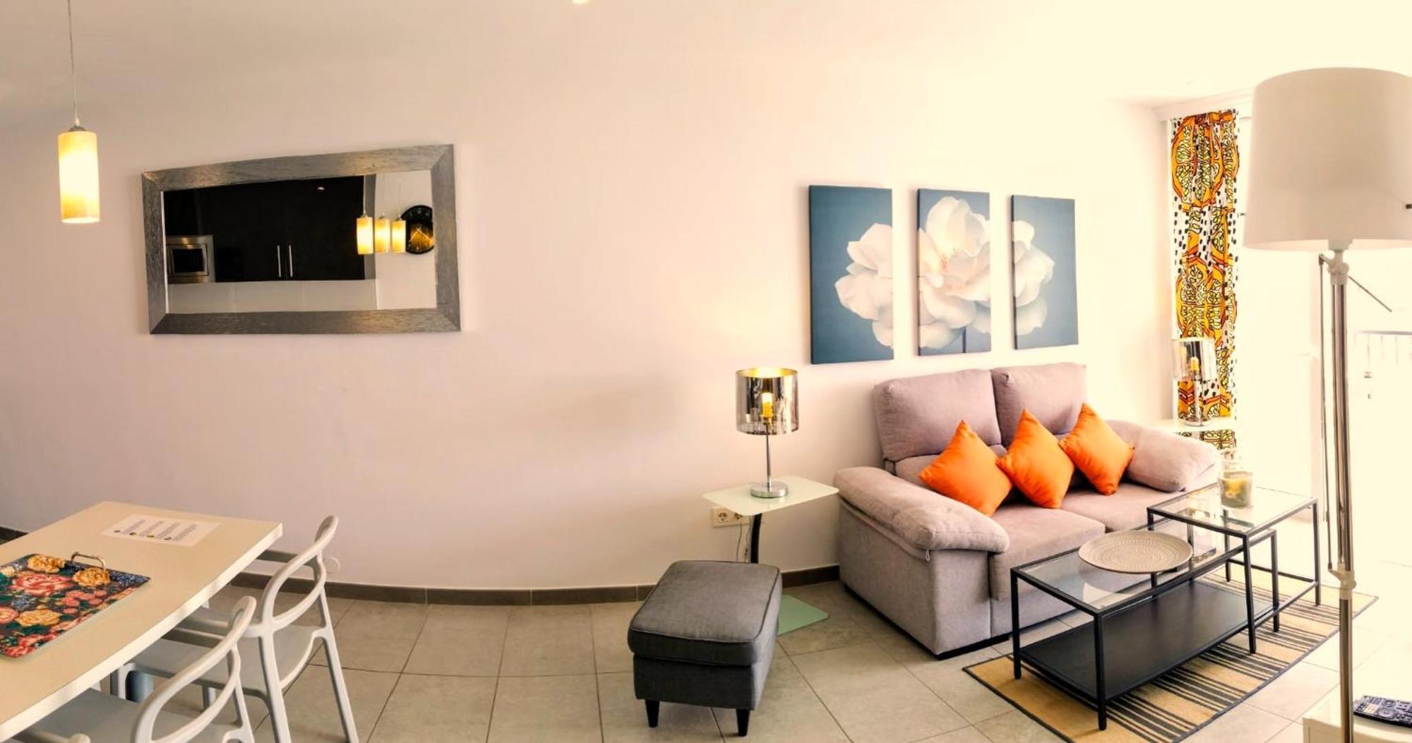 Los Cristianos Appartement Orange Trees Vue Mer Panoramique Exterior photo